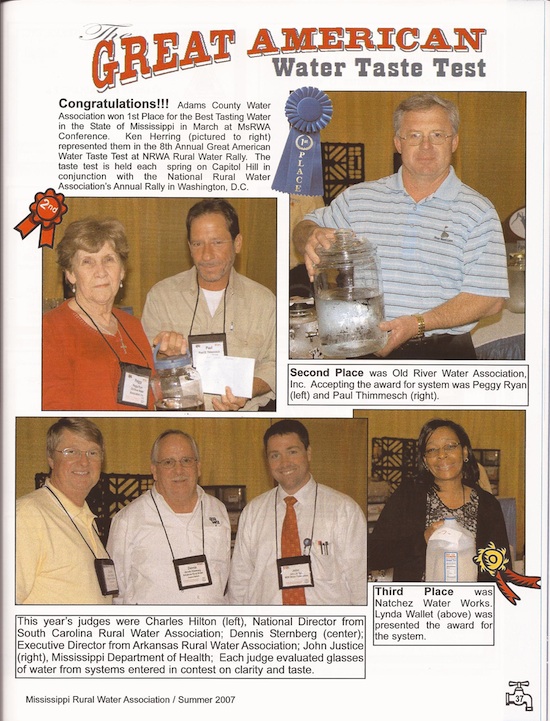 Water Taste Contest